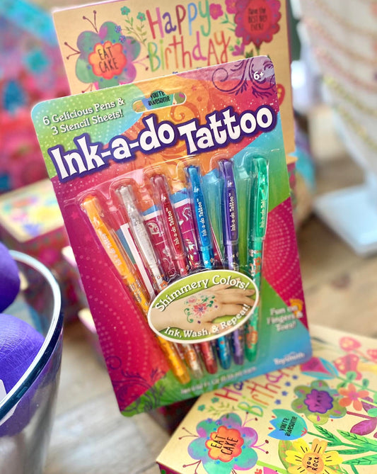 Ink-A-Doo Tattoo Pens - Set Of 6