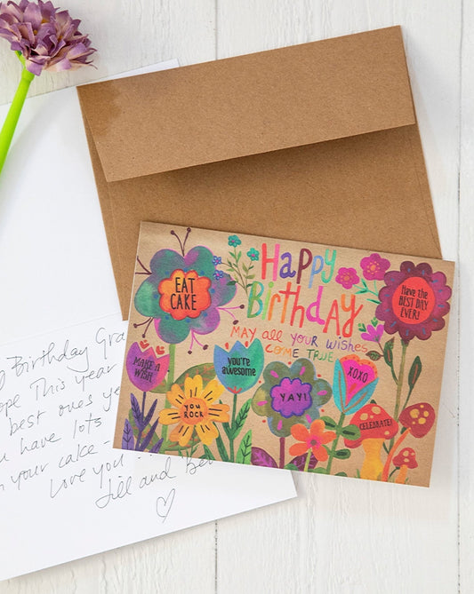 Greeting Card - Happy Birthday (May All Your Wishes Come True)