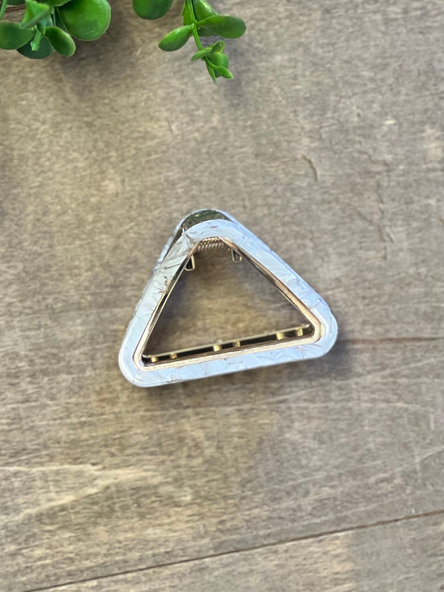 Mini Acetate Triangle Claw Clip - 7 Colors