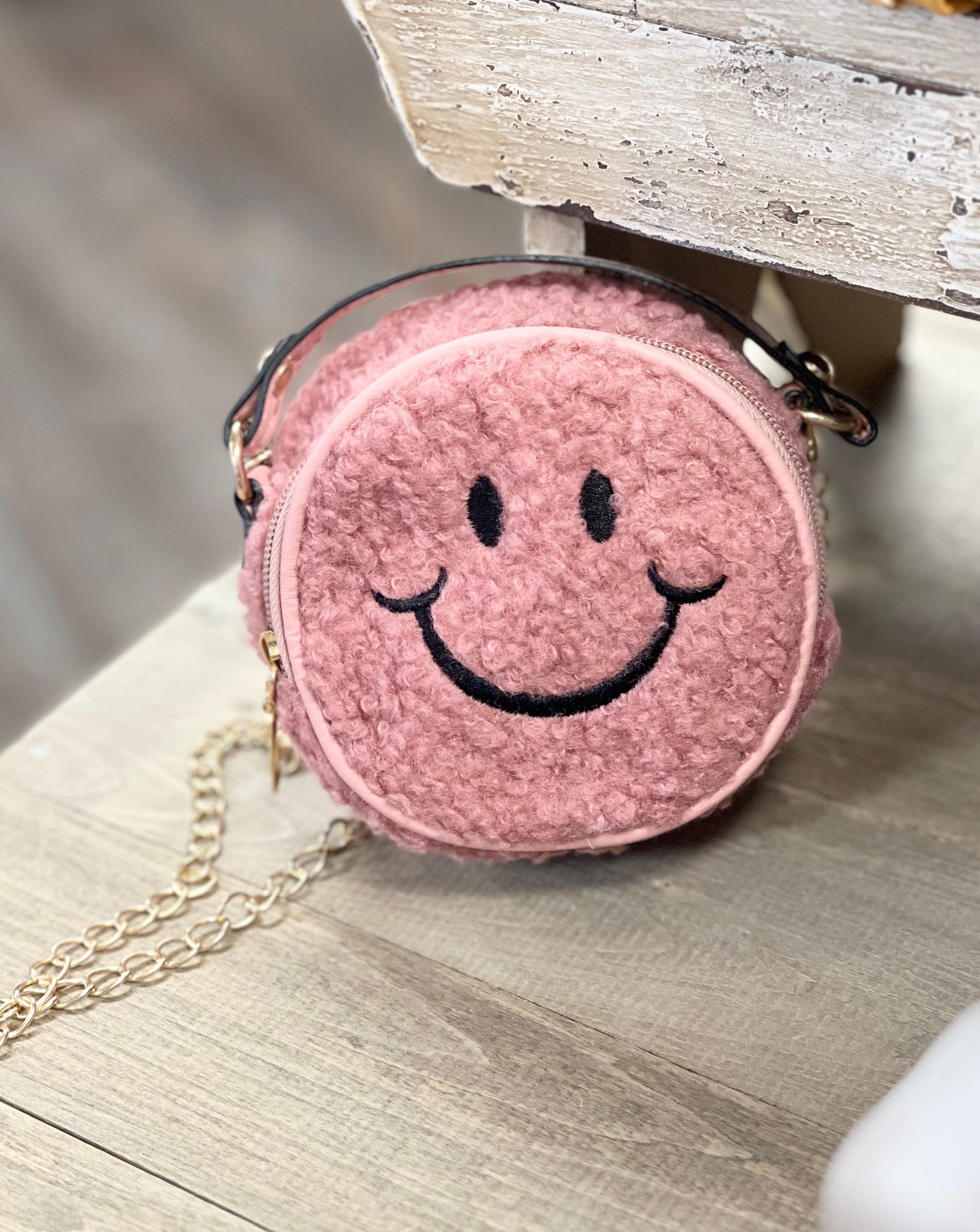 Bling Happy Face Zip Coin Purse | Icing US