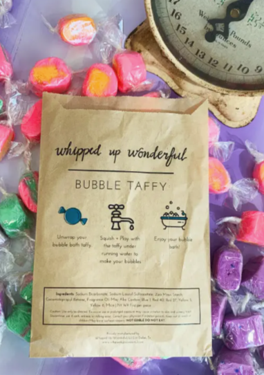Bubble Bath Taffy - 4 Scents