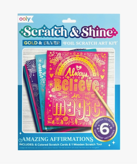 Scratch & Shine Cards - Amazing Affirmations
