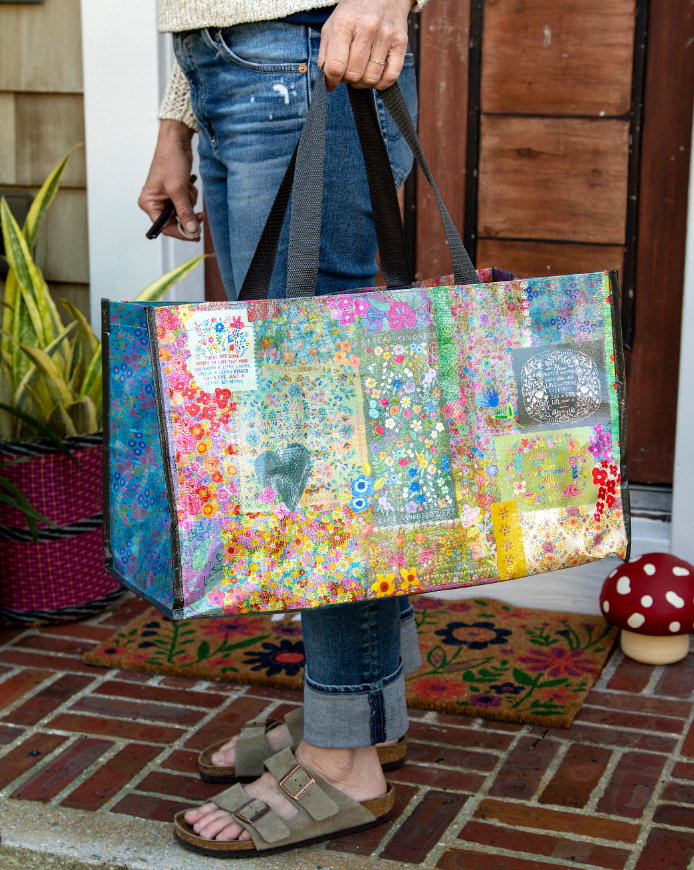 Patchwork Carryall Tote