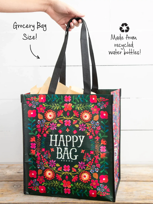 XL Happy Bag - Red Floral