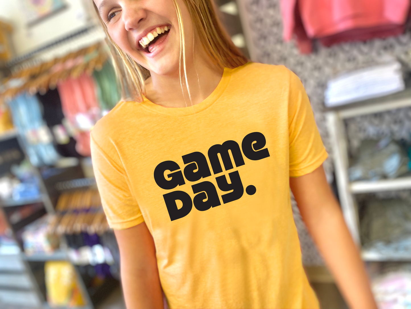 Graphic Tee - Game Day Gold/Black