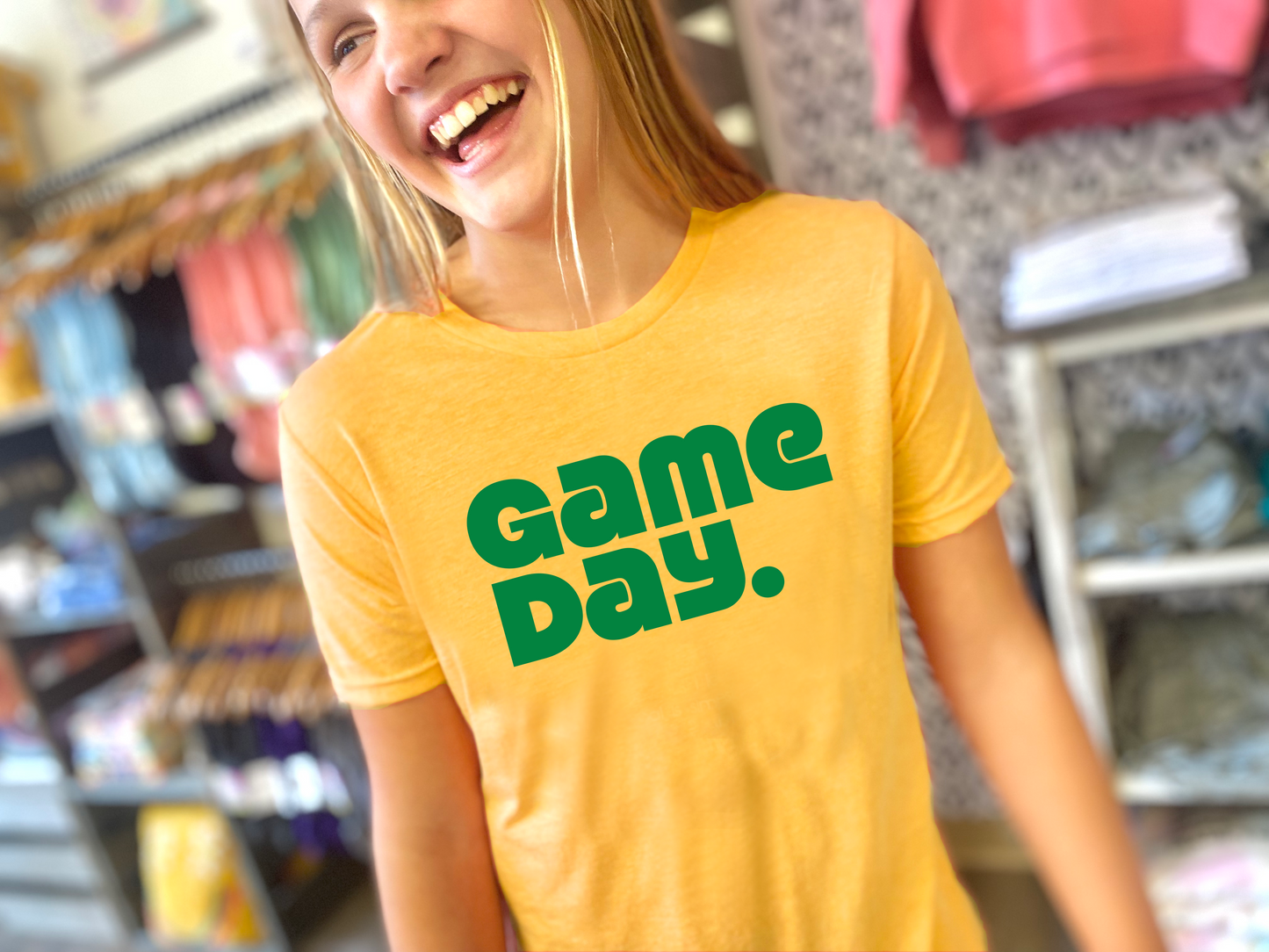 Graphic Tee - Game Day Gold/Green