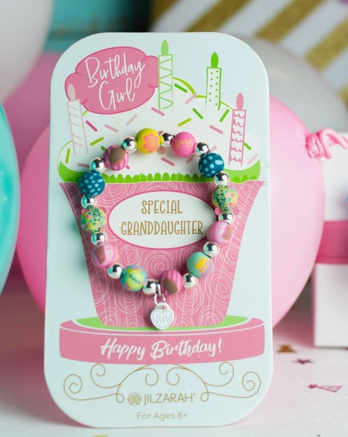 Granddaughter Birthday Girl Bracelet