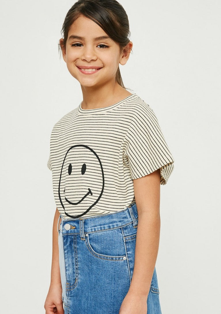 Lyssa Smile Striped Shirt