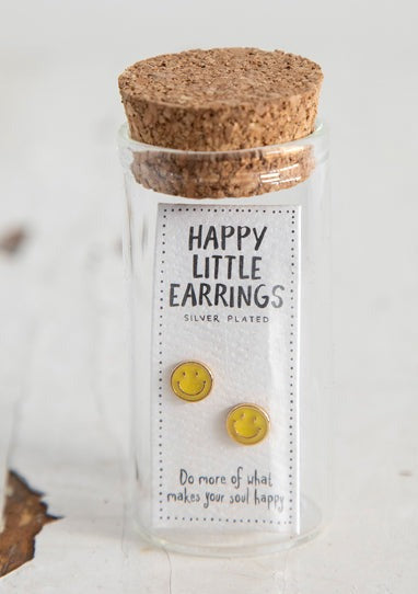 Happy Little Earrings - Smiley