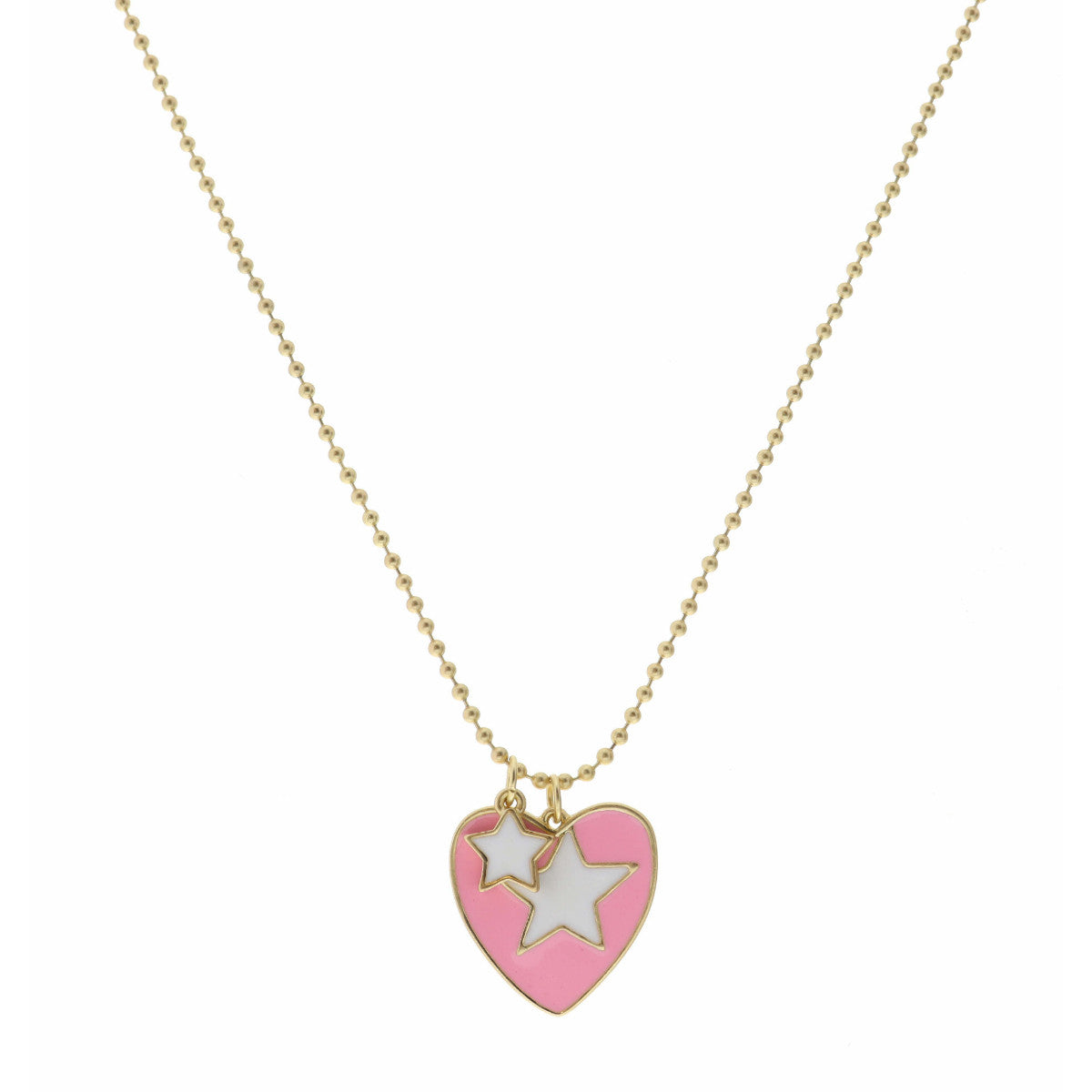 Heart & Star Charm Necklace