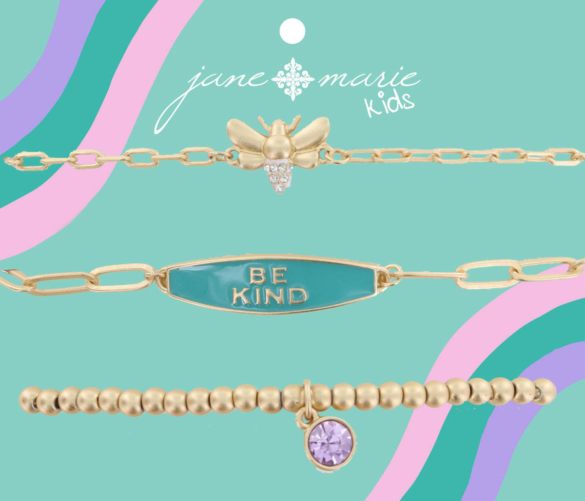 Be Kind Bracelet-Set of 3