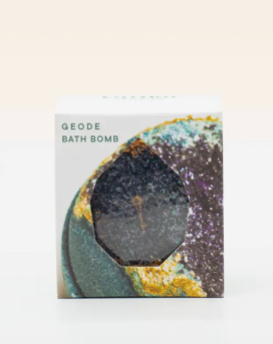 Spring Geode Bath Bomb - Obsidian