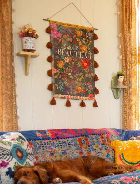 Tassel Wall Tapestry - Life Is Beautiful