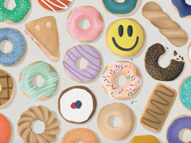 Puzzle - But First, Donuts
